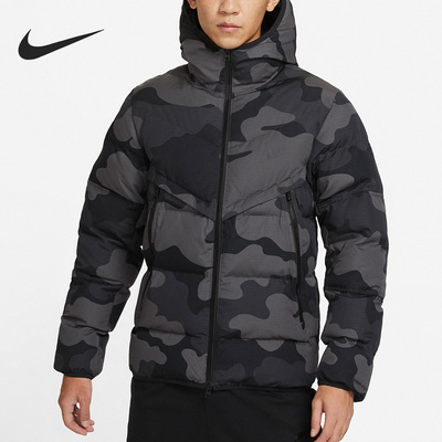 Nike/耐克正品当季新款男子运动休闲保暖连帽棉服DQ4936-254