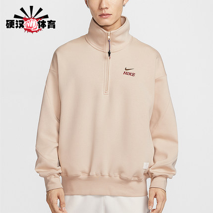 Nike/耐克正品2025冬季款男士日常立领套头半拉链卫衣IQ3708-126