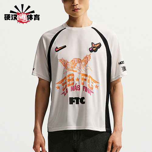 Nike/耐克正品男女同款印花图案圆领套头短袖T恤IR6761-133