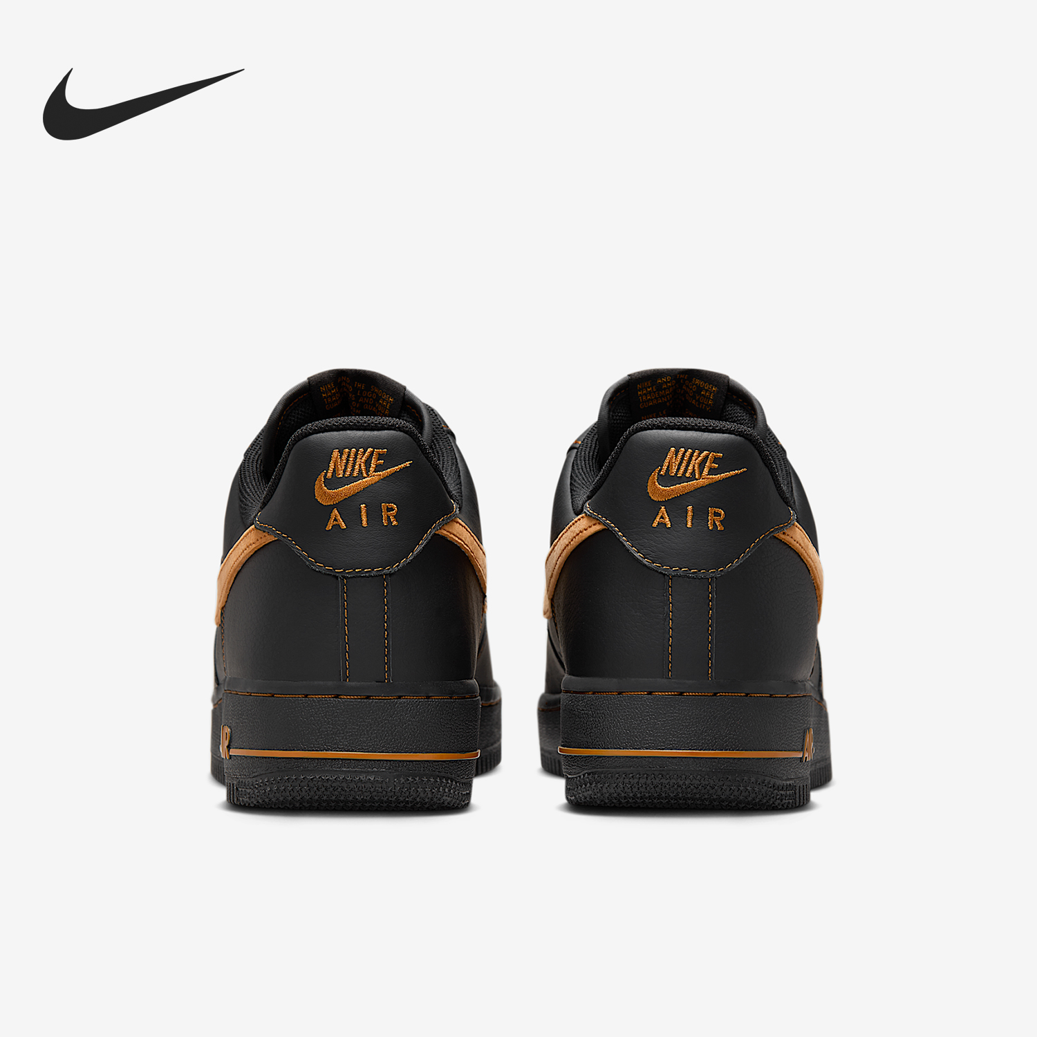 Nike/耐克正品Air Force 1男士皮革耐穿经典板鞋HQ2037-003