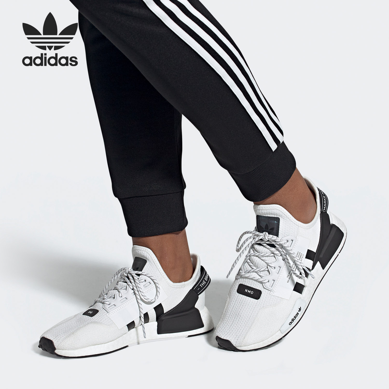 Adidas/阿迪达斯正品 三叶草 NMD_R1.V2 男女经典运动鞋FV9022