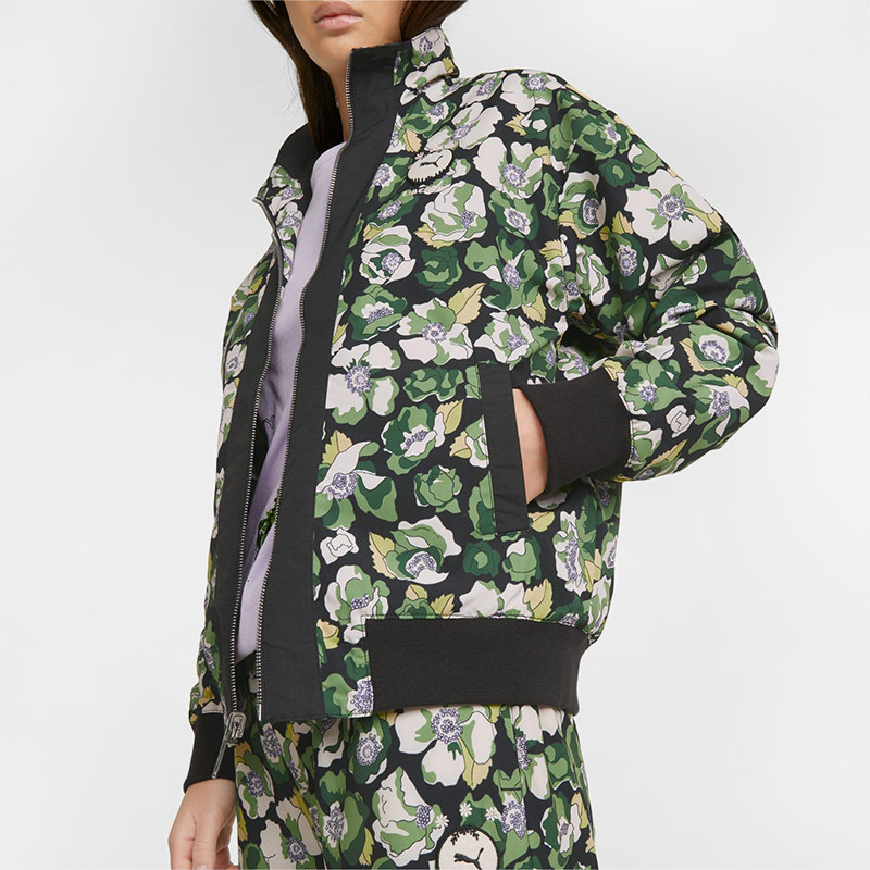 Puma/彪马正品LIBERTY女士运动双面穿时尚印花夹克外套534046-01