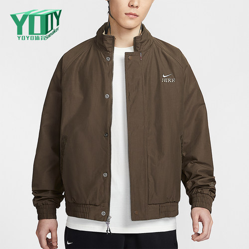 Nike/耐克正品2025冬季款男士日常立领耐穿刺绣外套IQ3705-212