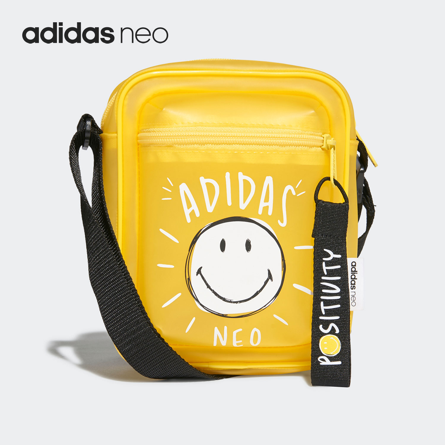 Adidas/阿迪达斯正品 NEO男包女包磨砂半透明单肩包手机包HA4669