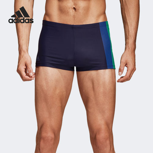 Adidas/阿迪达斯正品年夏季新款游泳运动男子平角泳裤 CW4828