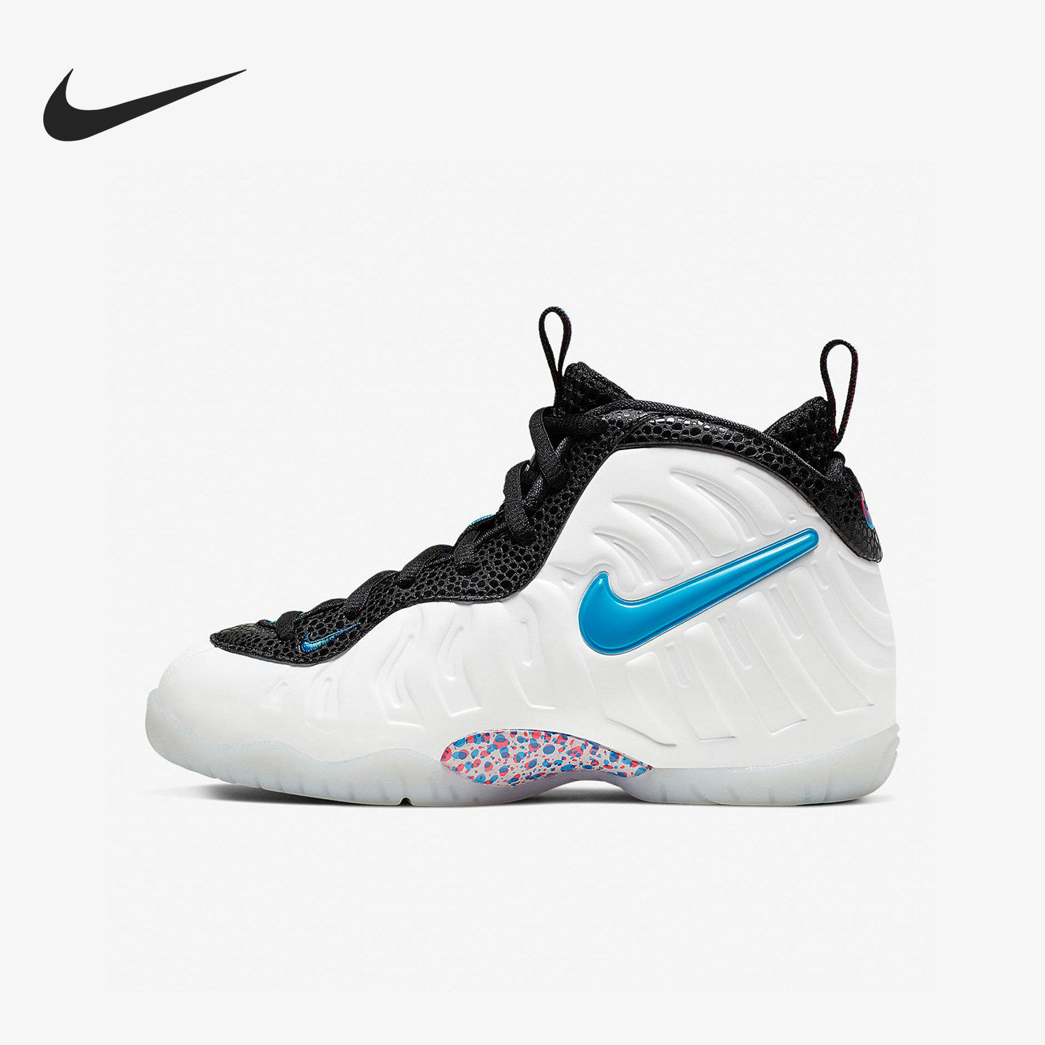 Nike/耐克正品秋季款小童高帮系带耐磨运动篮球鞋843755-102