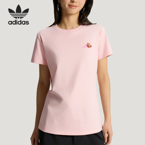 Adidas/阿迪达斯正品GFX T-SHIRT1女士运动休闲短袖T恤KX6816
