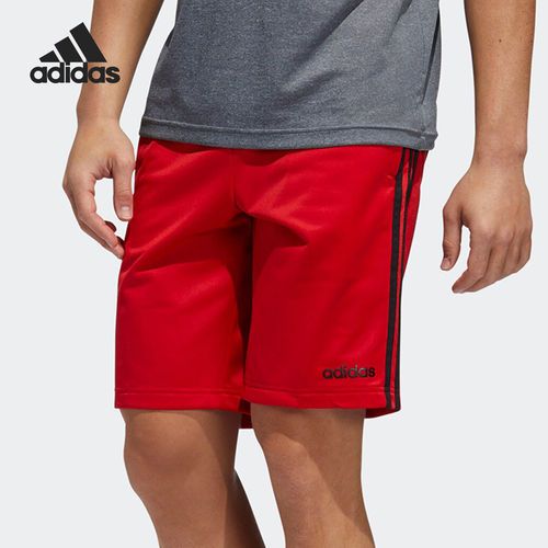 Adidas/阿迪达斯正品新款男士条纹透气足球运动短裤GH7865