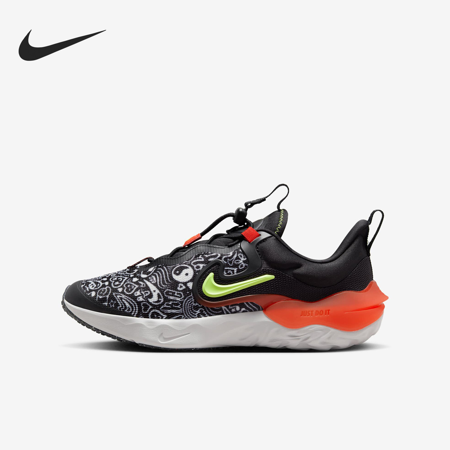 Nike/耐克正品RUN FLOW JP大童轻便透气缓震跑步鞋DV3106-001