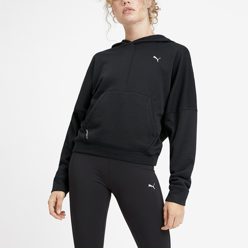 Puma/彪马正品冬季新款女士时尚潮流连帽卫衣套头衫518447-04