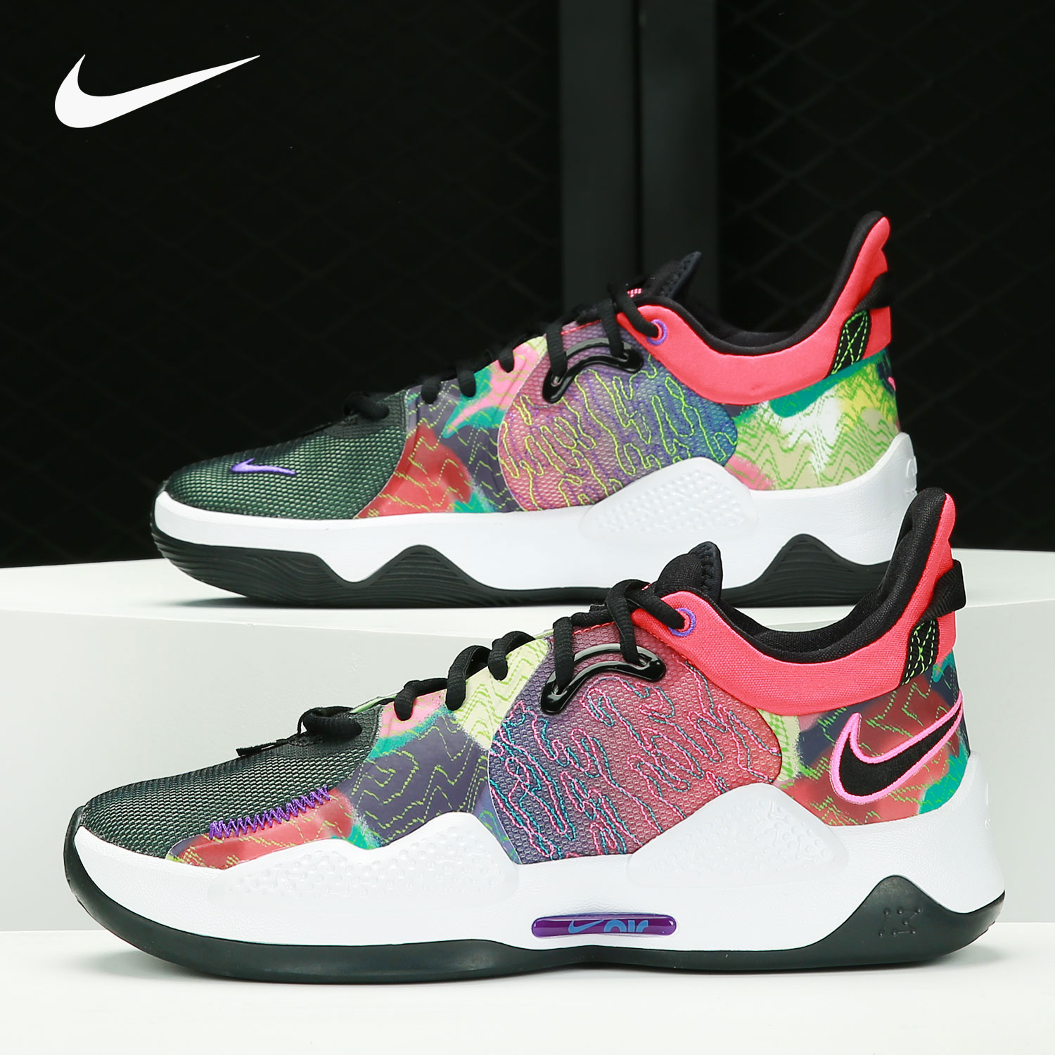 Nike/耐克正品当季新款保罗乔治5实战缓震男子篮球鞋CW3146-600