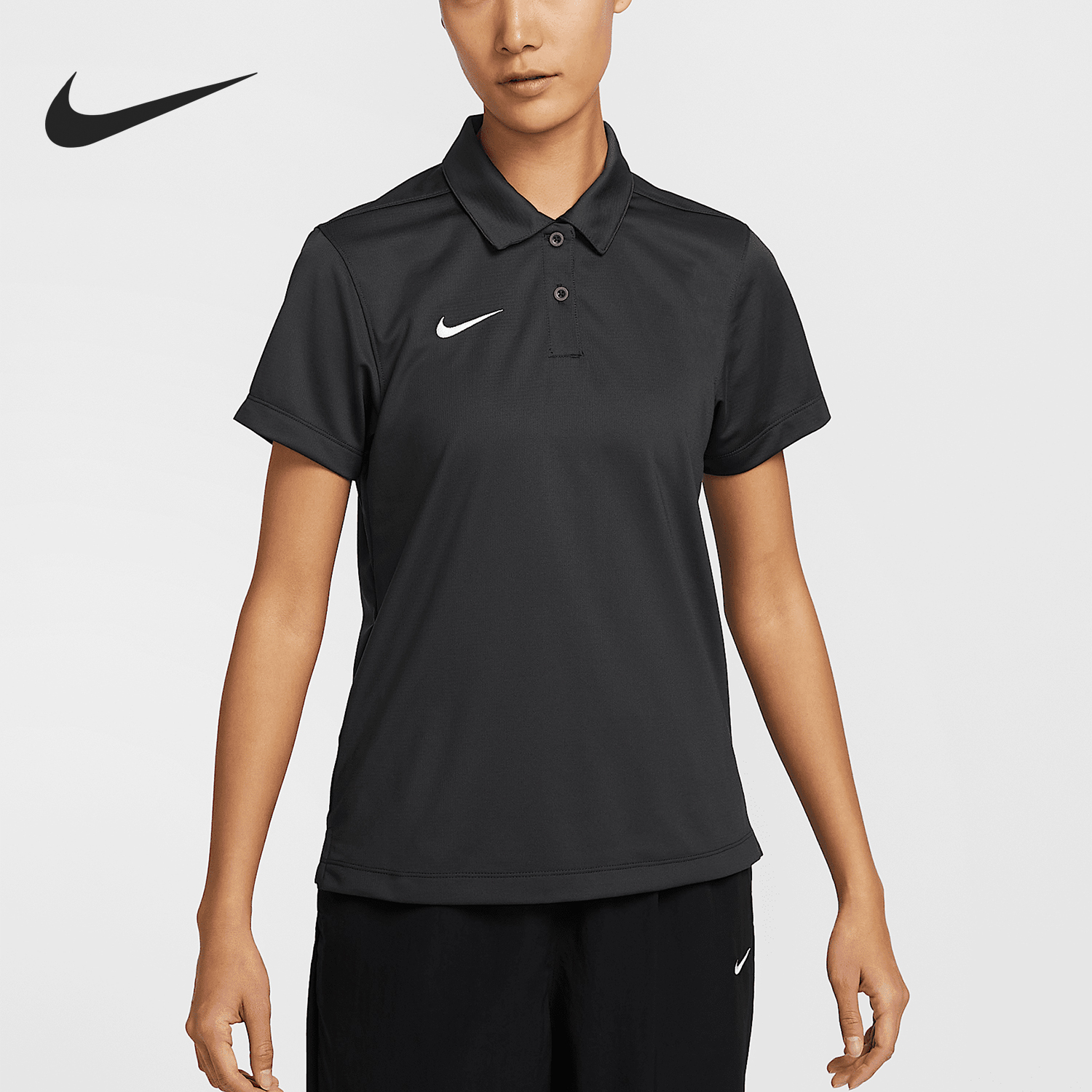 Nike/耐克正品DRI-FIT女士运动翻领宽松训练POLO衫IB8748-060
