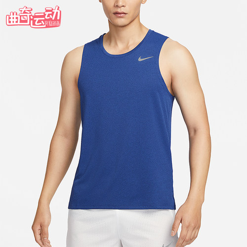 Nike/耐克正品2025秋季款男士套头运动跑步无袖背心T恤DV9322-481
