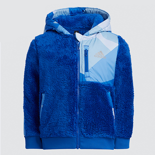 Adidas/阿迪达斯正品秋季新款大童装训练休闲运动梭织夹克 GU3242