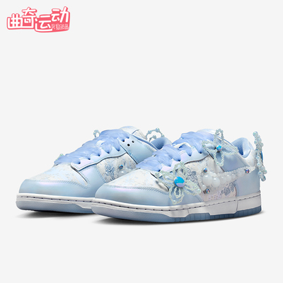 Nike/耐克正品 Dunk Low女士运动时尚花卉轻便休闲板鞋HV8575-100