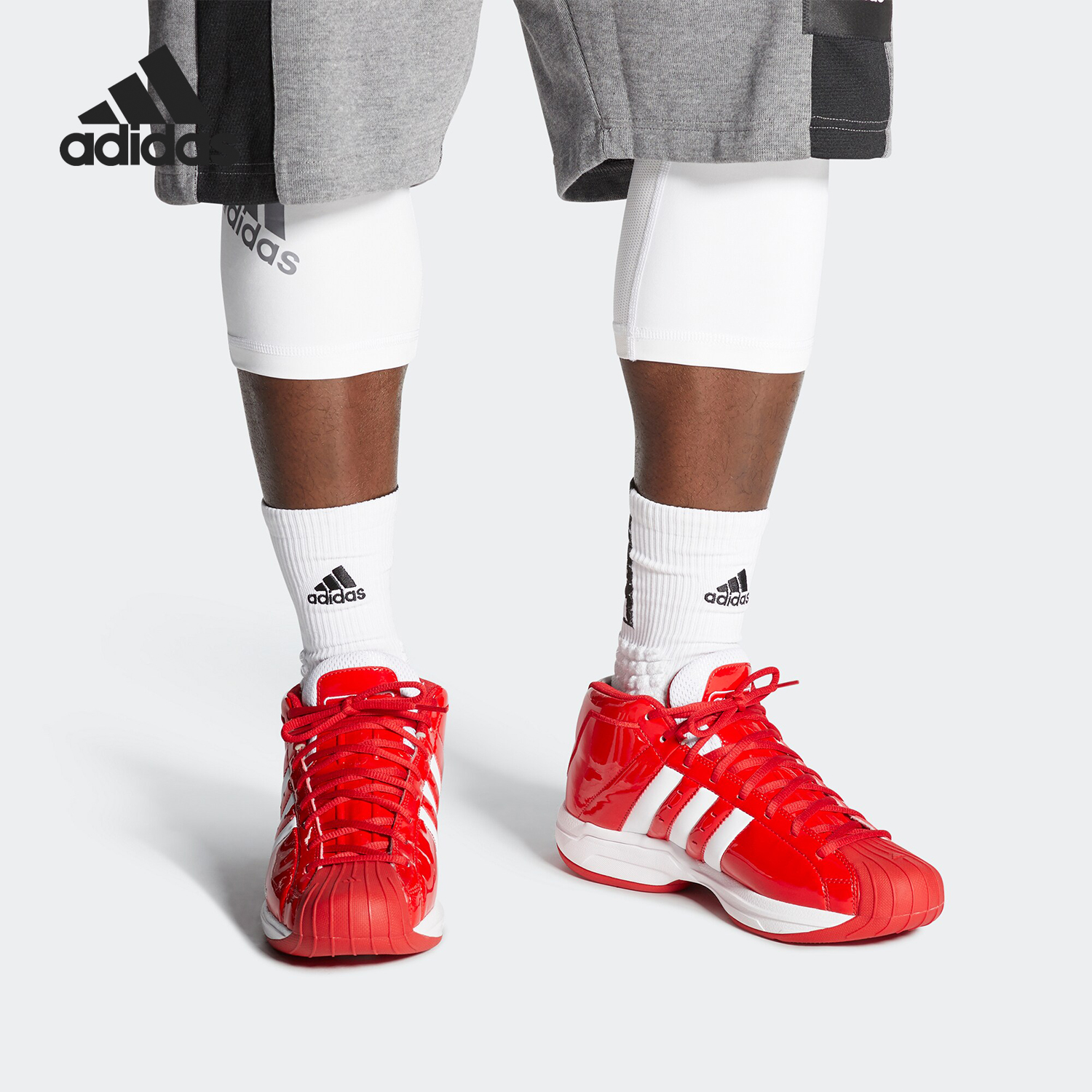 Adidas/阿迪达斯正品 新款男子运动缓震耐磨舒适实战篮球鞋EF9820