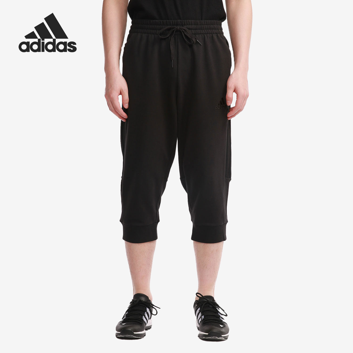 Adidas/阿迪达斯正品 当季新款男子休闲时尚耐磨运动七分裤GT4494