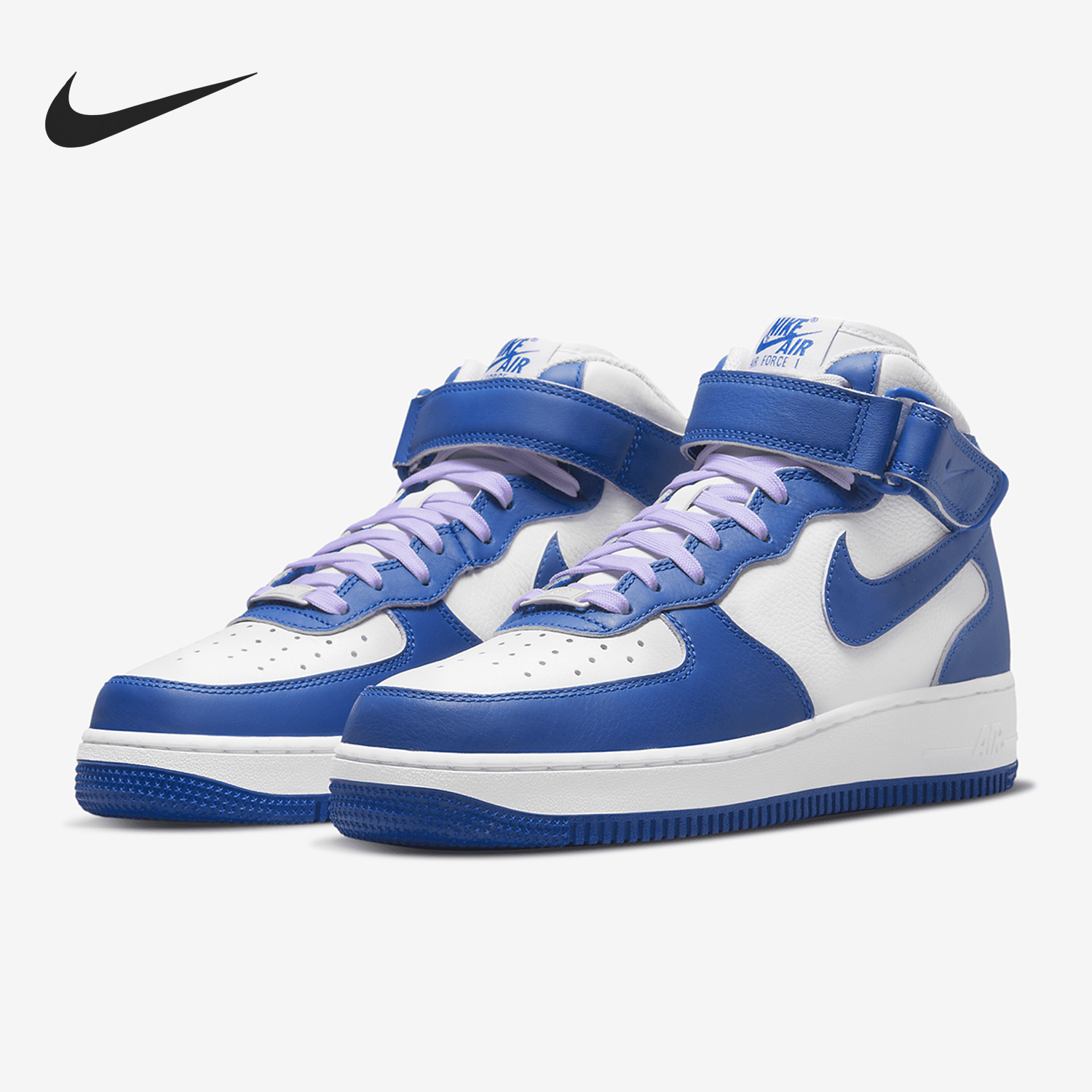 Nike/耐克正品Air Force 1新款女子中帮运动板鞋DX3721-100