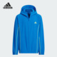 新款 Adidas 阿迪达斯正品 大童宽松梭织连帽夹克外套IQ1294