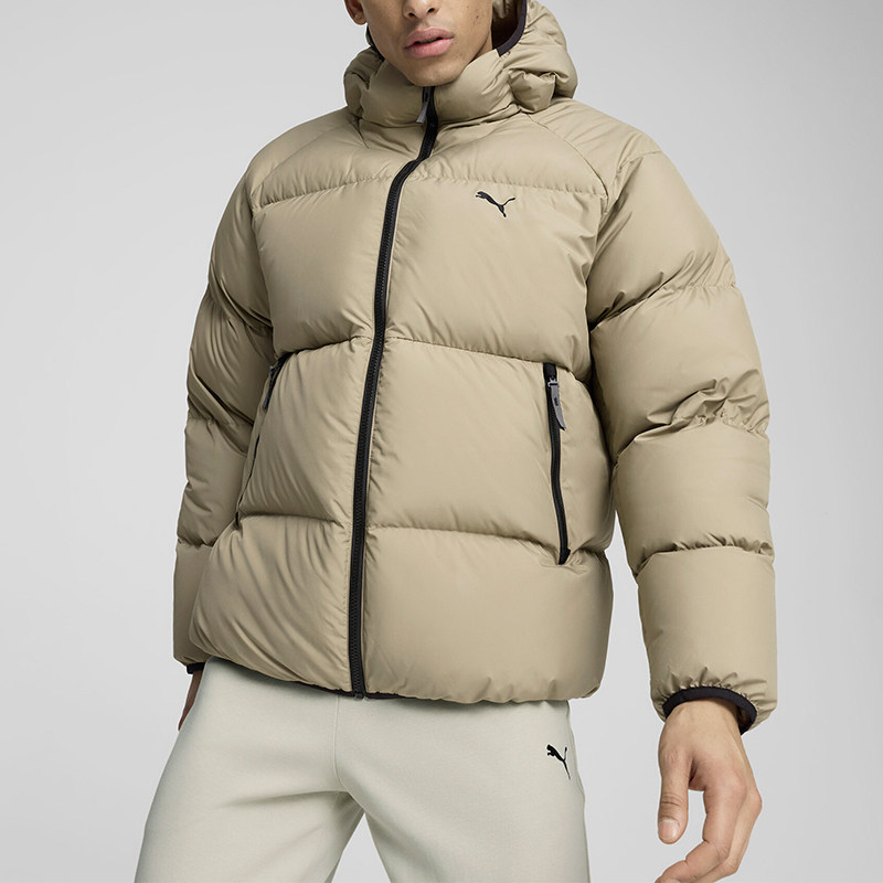 彪马男士保暖防风休闲羽绒服