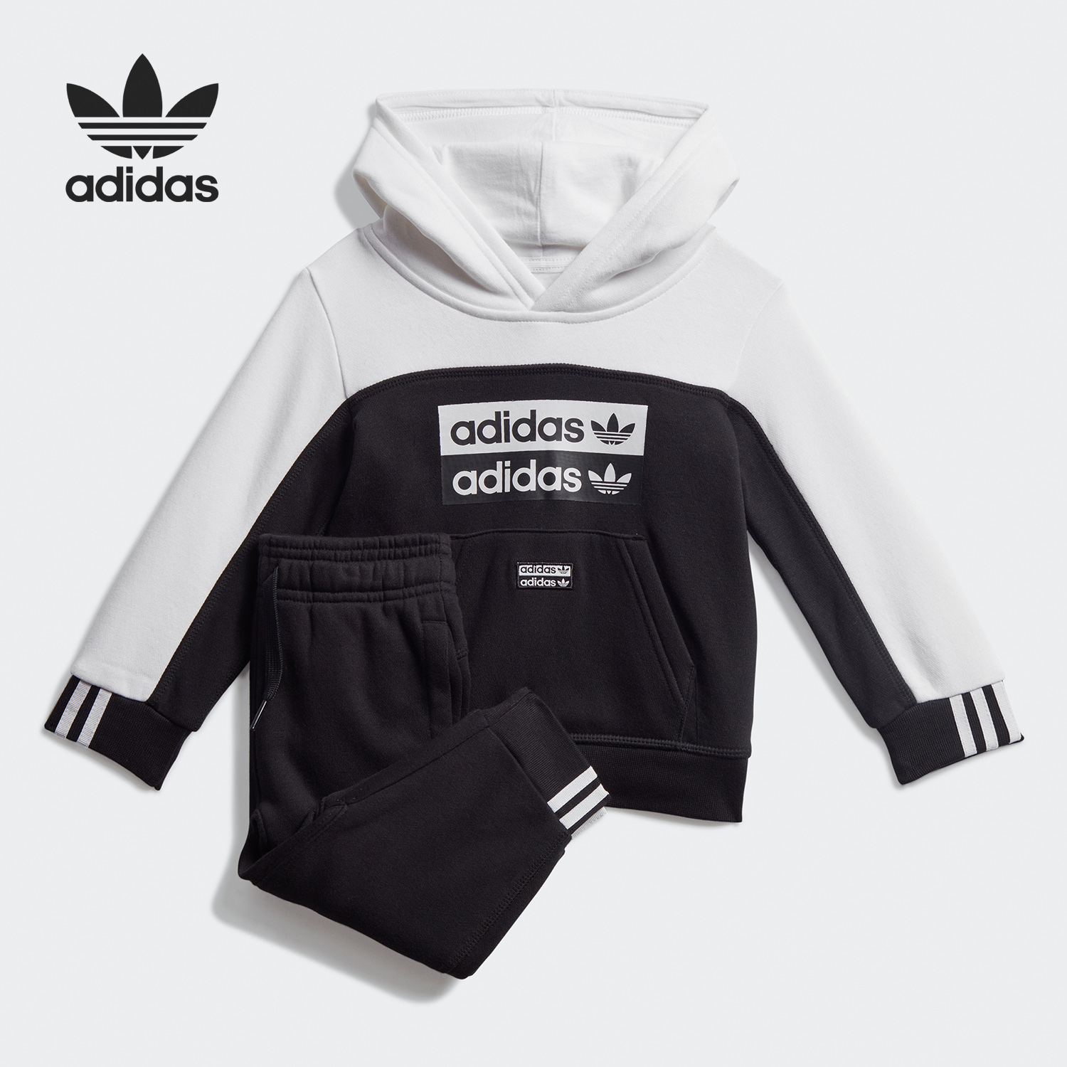 阿迪达斯婴幼童休闲运动套装