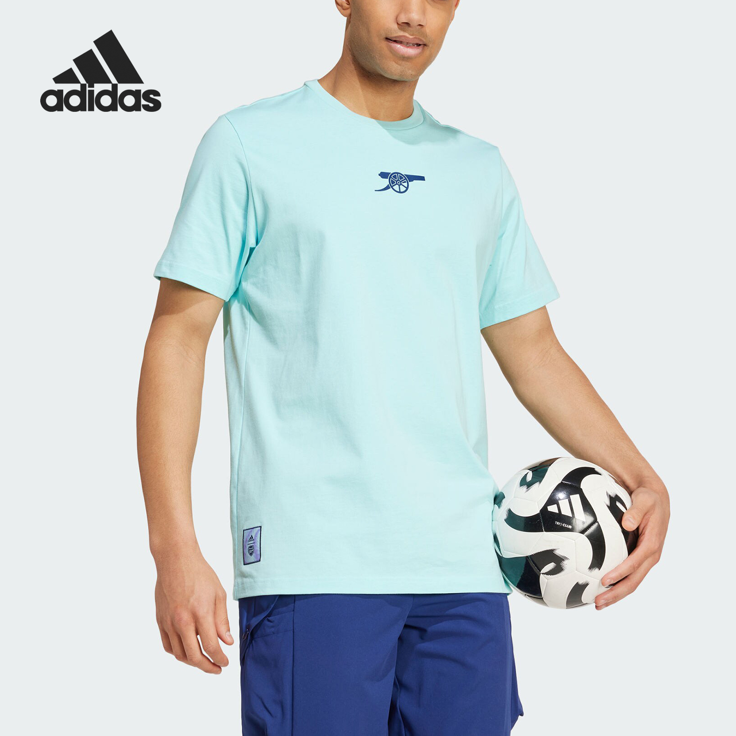 Adidas/阿迪达斯正品阿森纳男士足球休闲文化运动短袖IT4100