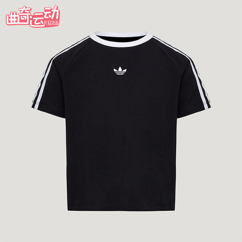 Adidas/阿迪达斯正品三叶草LACET-SHIRT新款经典短袖T恤KU3111