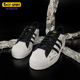 阿迪达斯正品 三叶草 SUPERSTAR男女经典 Adidas 休闲运动鞋 FV2819