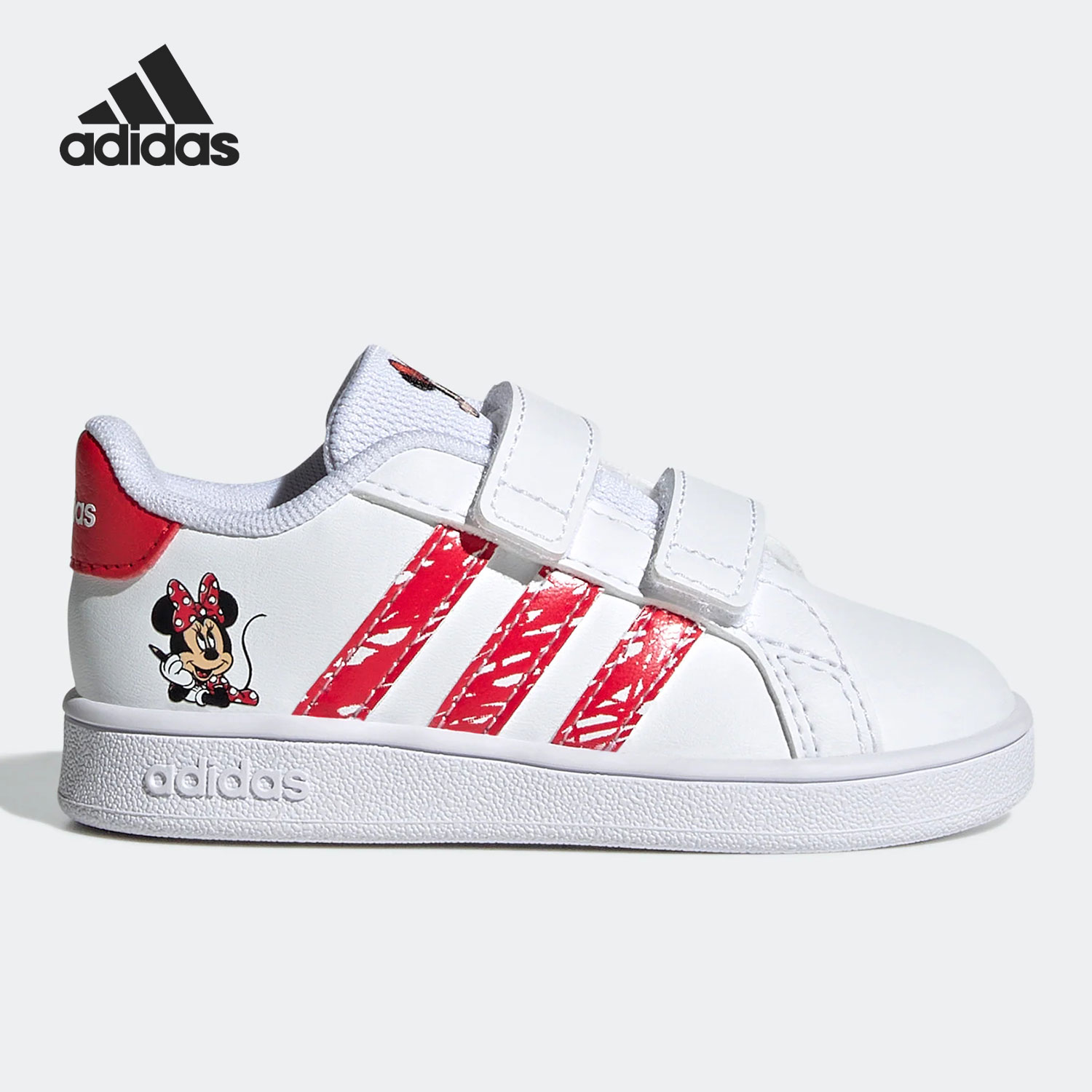 Adidas/阿迪达斯正品新款婴童迪士尼联名魔术贴板鞋 GY8011