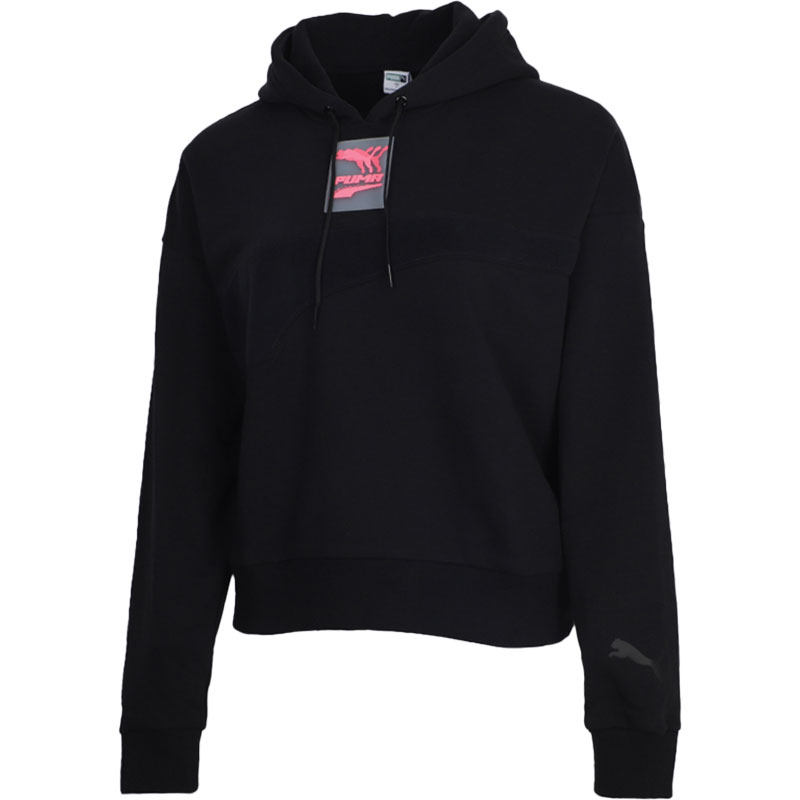 PUMA/彪马正品秋新款女子舒适运动训练时尚卫衣套头衫599314