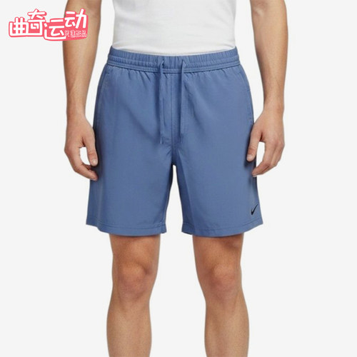 Nike/耐克正品男士经典运动LOGO图案系带休闲短裤DV9858-459