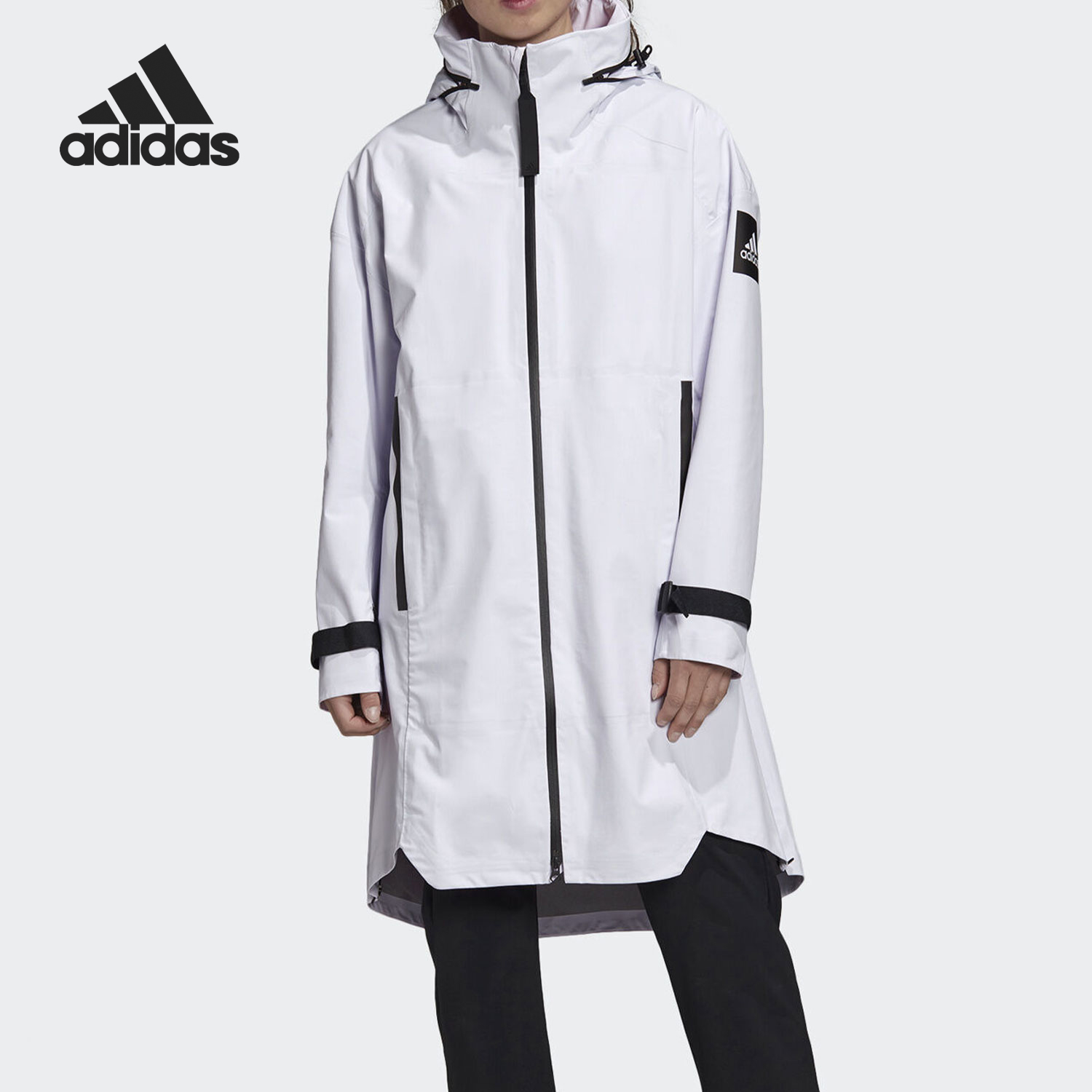 Adidas/阿迪达斯正品2025女士宽松防风户外运动外套FI0599