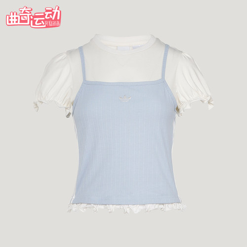 Adidas/阿迪达斯正品三叶草女士日常休闲经典运动短袖T恤KY3298