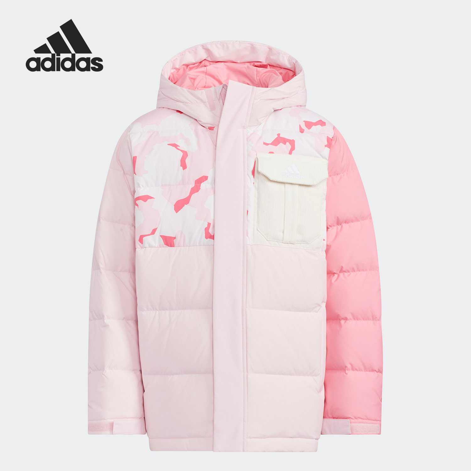 Adidas/阿迪达斯正品当季新款儿童运动宽松保暖羽绒服HM9660