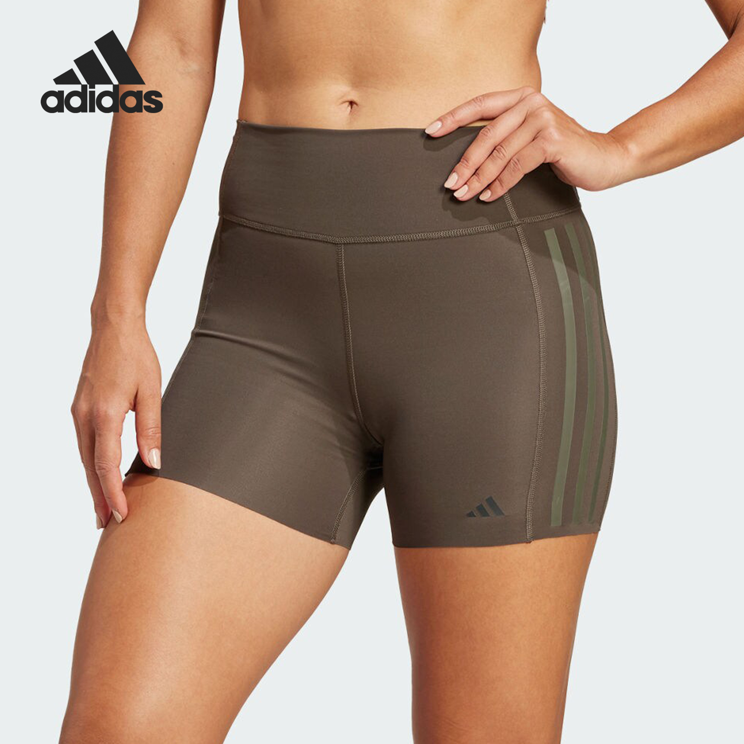 Adidas/阿迪达斯正品夏季新款女士瑜伽紧身运动健身裤IK5480