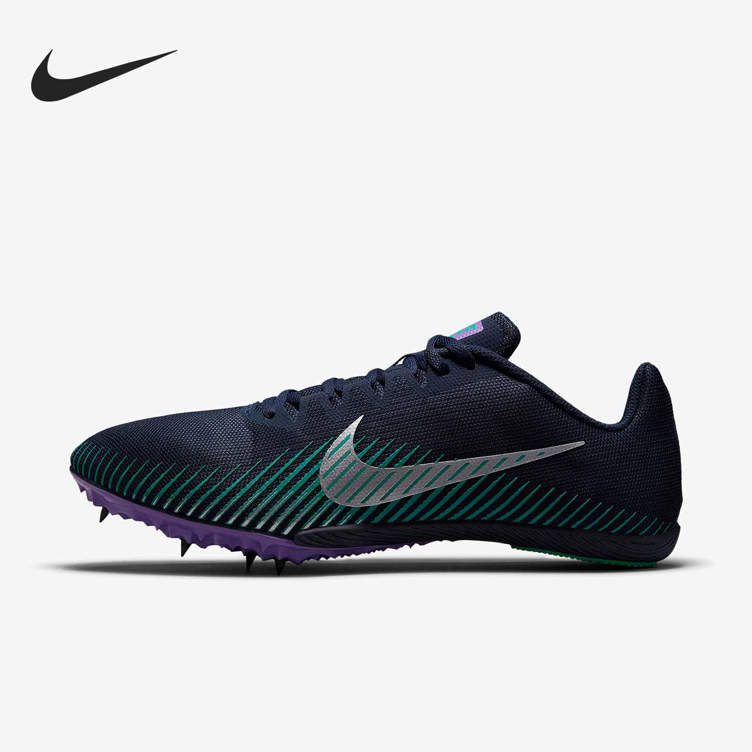 Nike/耐克正品男子当季新款田径短跑运动跑步鞋钉鞋 AH1020-406