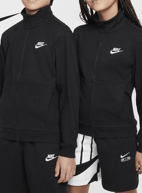 Nike/耐克正品2024新款大童运动休闲立领夹克外套FZ5513-010