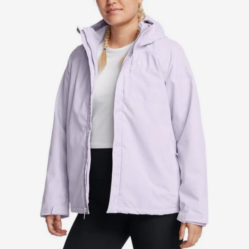 UA/安德玛正品新款女士简约户外抓绒三合一夹克外套1371593-535