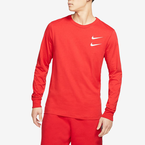 Nike耐克正品Sportswear Swoosh男圆领印花长袖T恤CK2259-657
