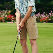 阿迪达斯正品 SPORT Adidas SHORT大童高尔夫运动短裤 IN1271