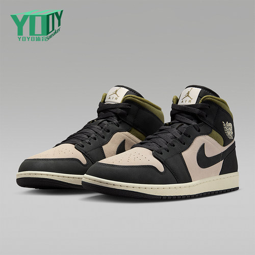 Nike/耐克正品JORDAN男士耐磨运动透气中帮减震篮球鞋HV4091-102