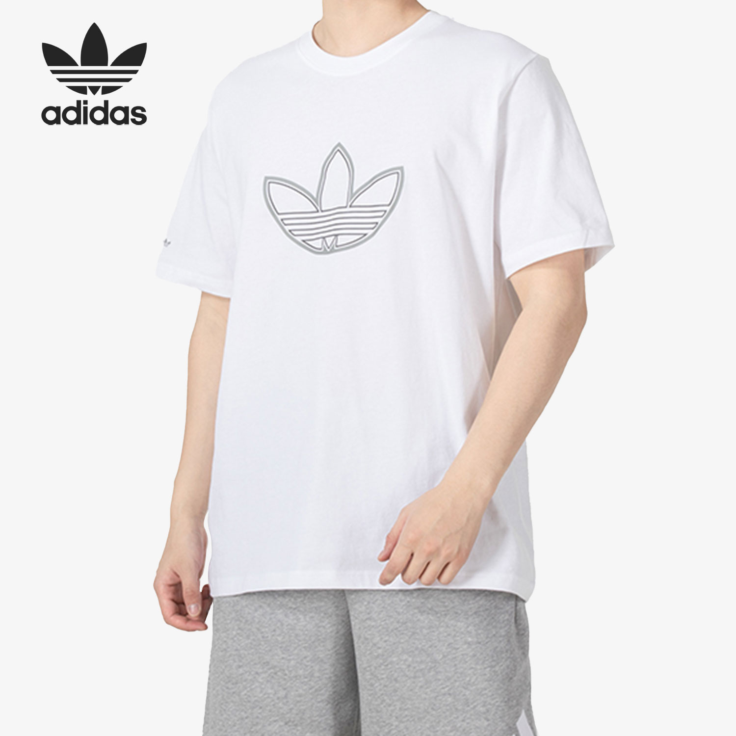 阿迪达斯正品男子运动T恤