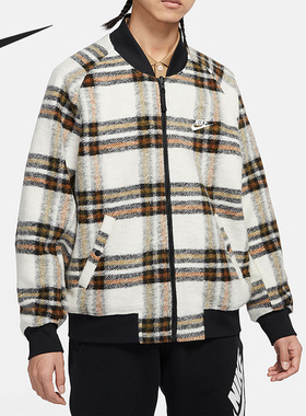 Nike/耐克正品休闲男子复古格子双面穿夹克外套DR6864-104