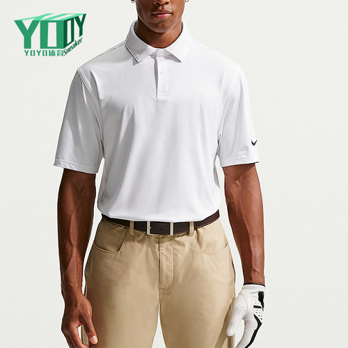Nike/耐克正品Velocity男士透气吸汗高尔夫短袖T恤IQ6689-100