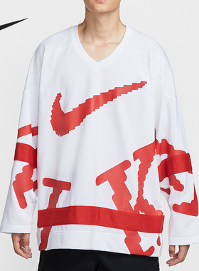 Nike/耐克正品Sportswear 男士宽松网眼透气套头衫HV1138-100