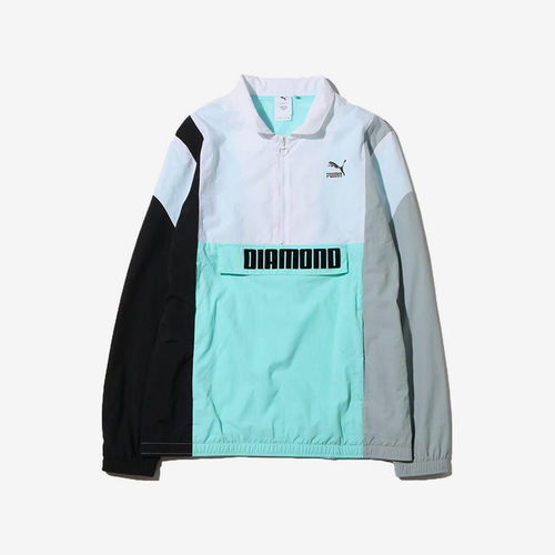 PUMA彪马正品男款X DIAMOND DESTINY半拉链运动夹克575356-01