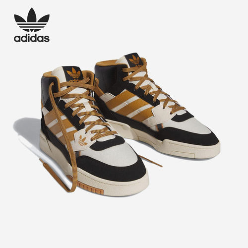 Adidas阿迪达斯正品Drop Step系列男款中帮防滑减震板鞋IF2647