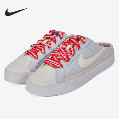 Nike/耐克正品Court Legacy 女子一脚蹬半拖休闲板鞋 DJ5058-011