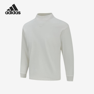 JD3215 春秋大童运动休闲简约半高领长袖 Adidas 阿迪达斯正品