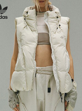 Adidas/阿迪达斯正品三叶草男女运动时尚鸭绒羽绒马甲IU4839